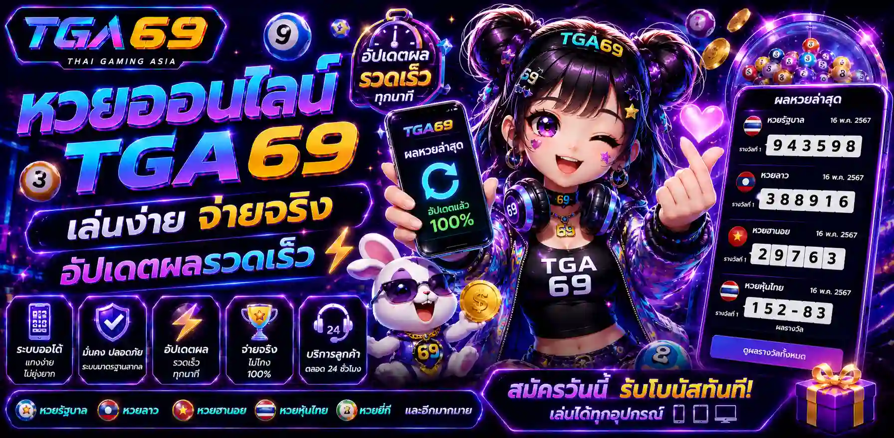 TGA69 คาสิโนสด บาคาร่าออนไลน์ ระบบเสถียร เล่นง่าย